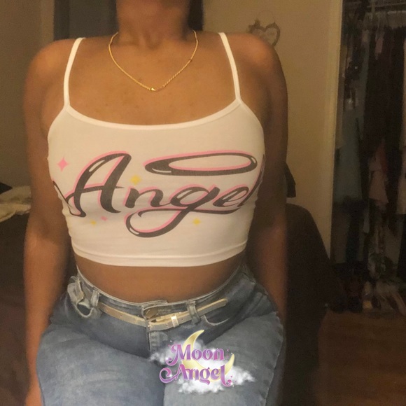 MoonAngel Tops - 💕👼🏽Angel Crop Top (VARIOUS SIZES)👼🏽💕